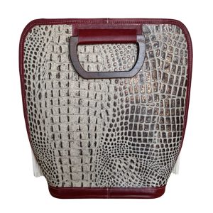 Alligator Embossed "Tote-All-In-Style"