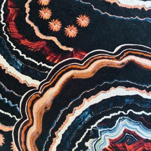 Celestial Agate Velvet  ~ "Tote-All-In-Style" (MADE TO ORDER)