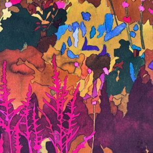 Watercolor Velvet  ~ "Tote-All-In-Style" (MADE TO ORDER)